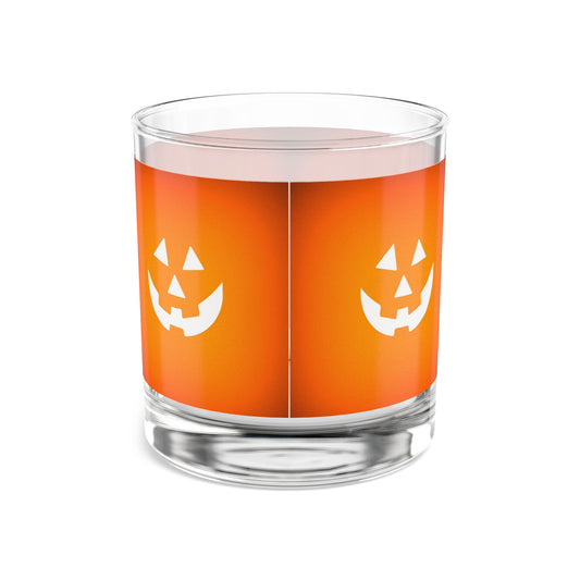 Halloween Pumpkin Rocks Glass, 10oz Halloween Drinkware, Festive Bar Glass, Trick or Treat Party Glass, Fall Decor for Spooky Season