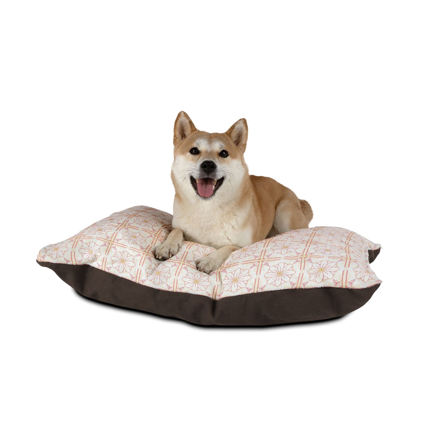 Chic Floral Pet Bed - Cozy Dog Bed, Cat Bed, Luxury Pet Cushion, Soft Decorative Pet Bed, Stylish Animal Furniture