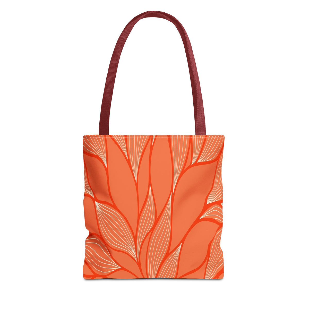 Vibrant Leafy Tote Bag, Stylish Grocery Bag, Eco-Friendly Shopping Tote, Floral Summer Tote, Gift for Plant Lovers