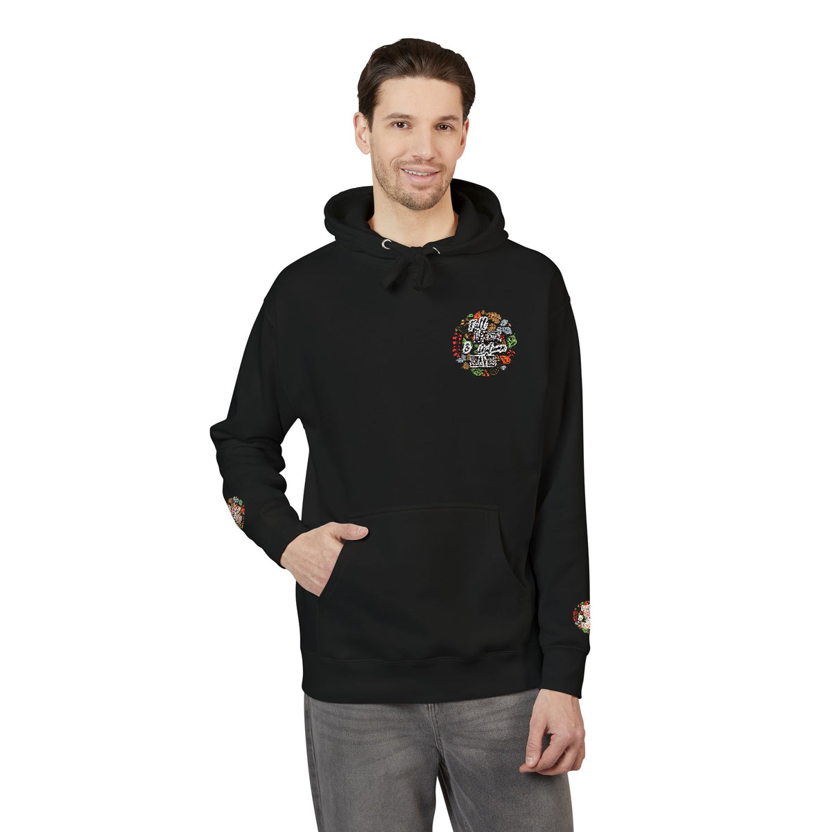 Floral Unisex Fleece Hoodie - Cozy Gift for Nature Lovers, Perfect for Fall, Spring, Birthdays, Relaxation, Outdoor Activities