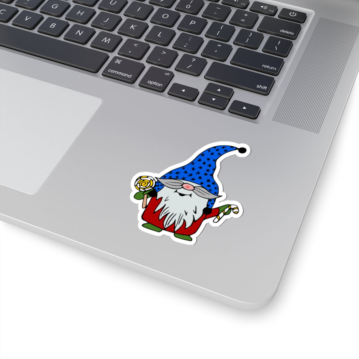 Whimsical Gnome Kiss-Cut Stickers, Cute Stickers for Scrapbooking, Laptop Decals, Holiday Gifts, Fun Party Favors