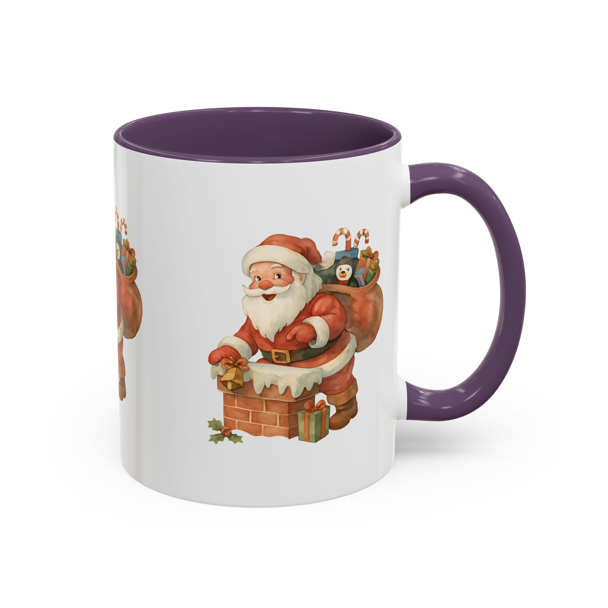 Festive Santa Coffee Mug, Holiday Gift, Christmas Decorations, Cozy Kitchen, Unique Mug, Santa-Themed Drinkware