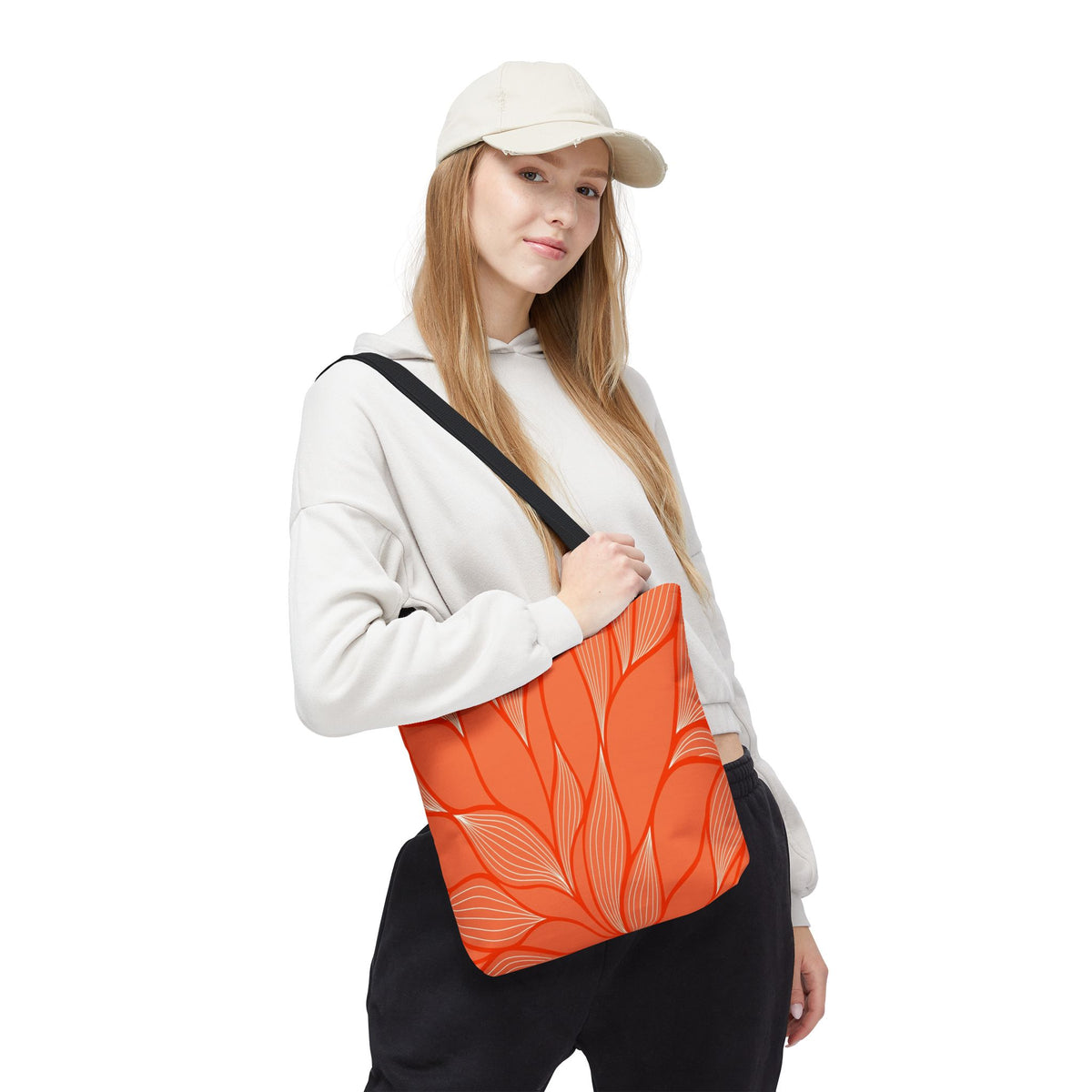 Vibrant Leafy Tote Bag, Stylish Grocery Bag, Eco-Friendly Shopping Tote, Floral Summer Tote, Gift for Plant Lovers