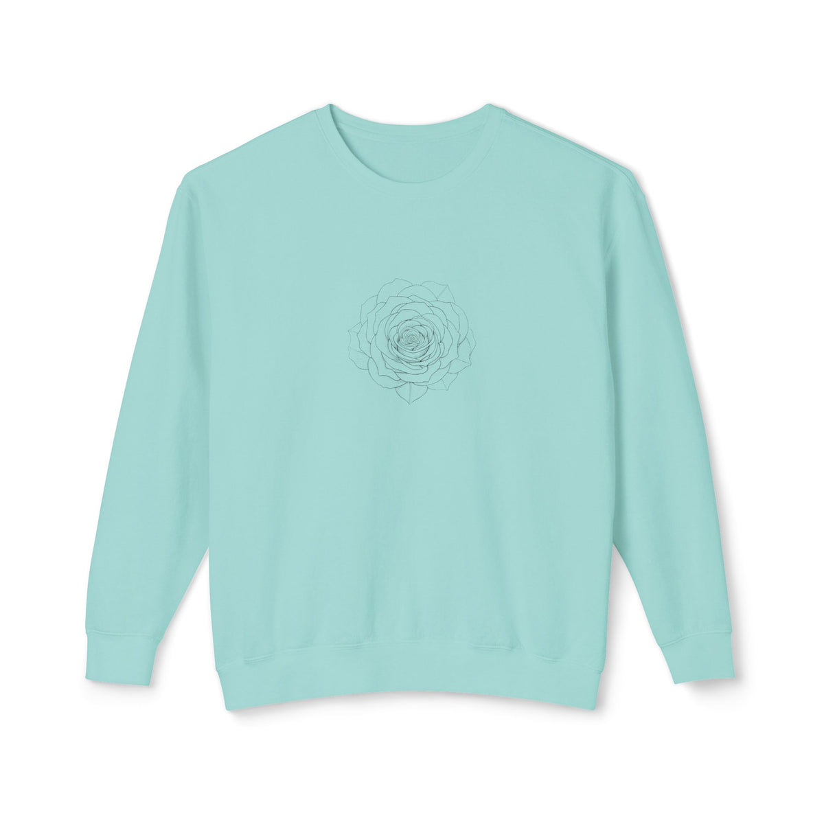 Minimalist Floral Crewneck Sweatshirt, Cozy Unisex Pullover, Casual Spring Apparel, Perfect Gift for Her, Everyday Comfort