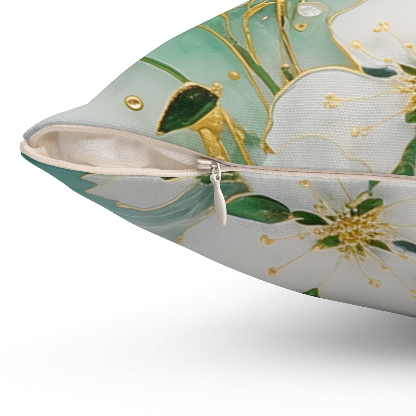 Elegant Floral Throw Pillow