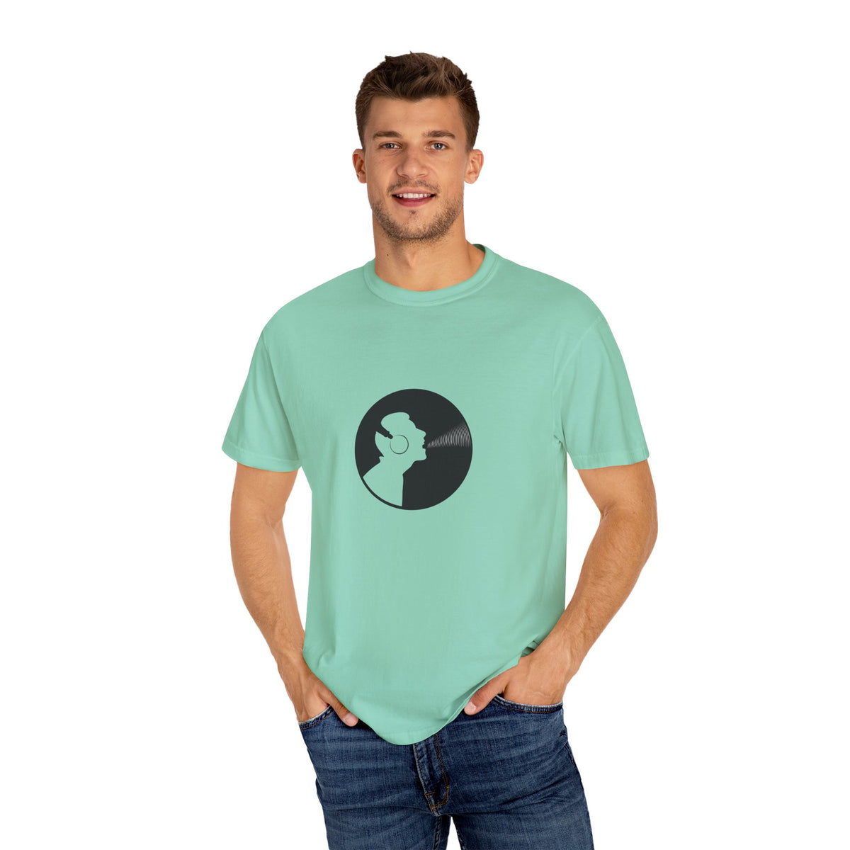 Vibrant Unisex Garment-Dyed T-shirt | Artistic Graphic Tee, Casual Wear, Gift for Him/Her, Summer Fashion, Colorful Apparel