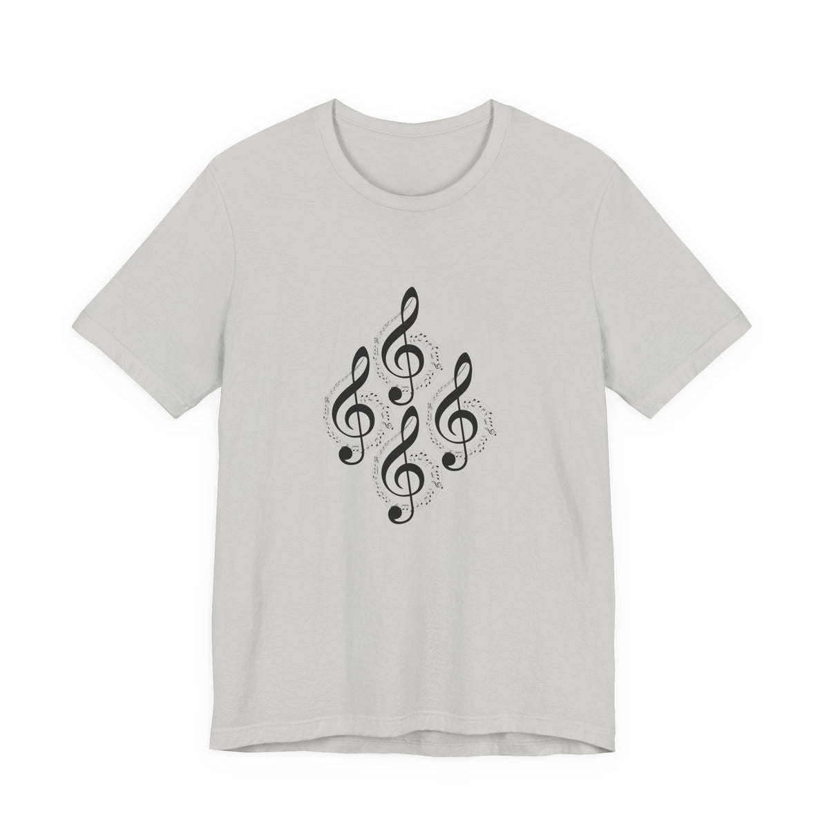 Musical Notes Tee - Perfect for Music Lovers, Casual Wear, Concerts, Festivals, Unique Gift Idea