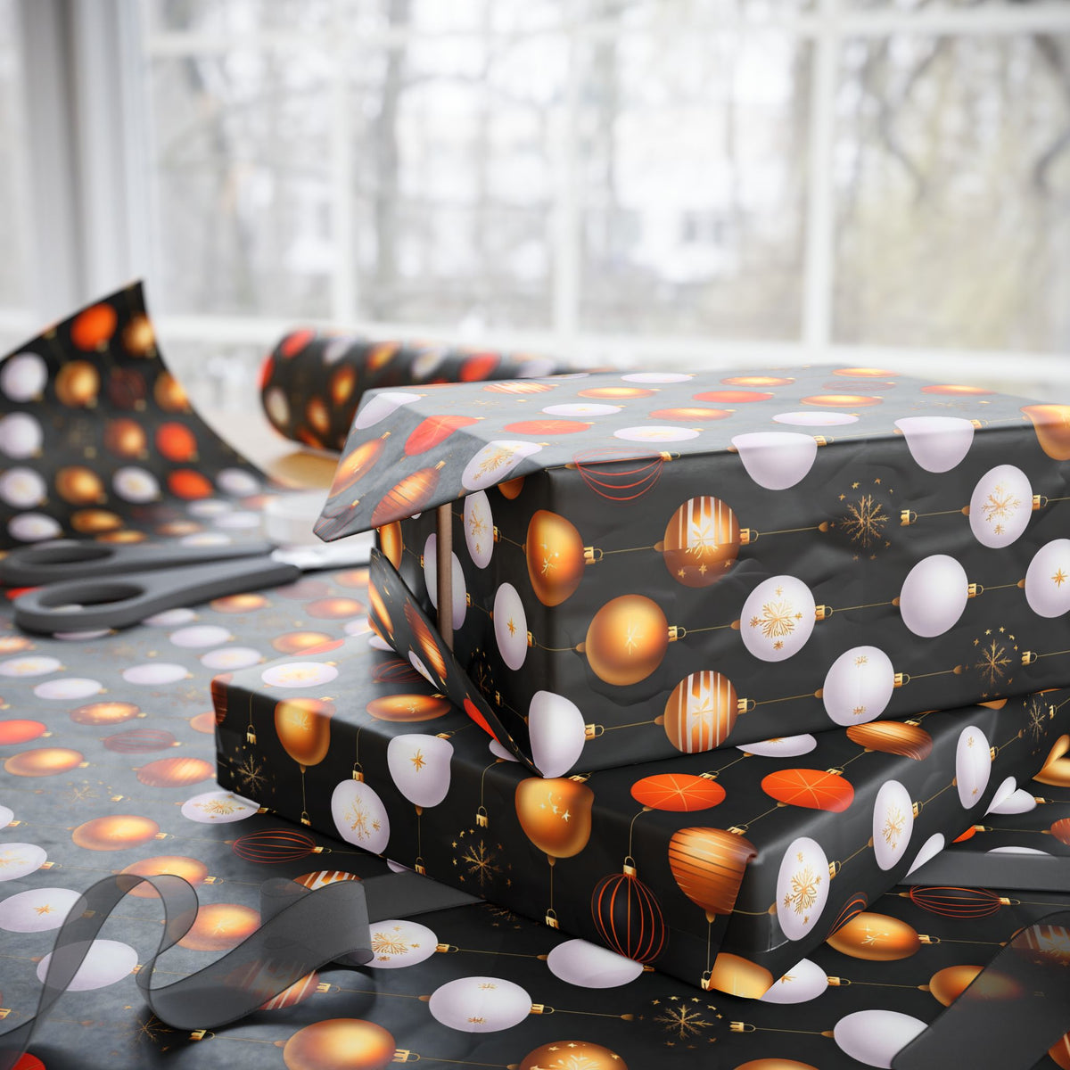 Festive Gift Wrapping Papers, Elegant Holiday Wrap, Unique Christmas Wrapping, Birthday Gift Wrap, Seasonal Decoration