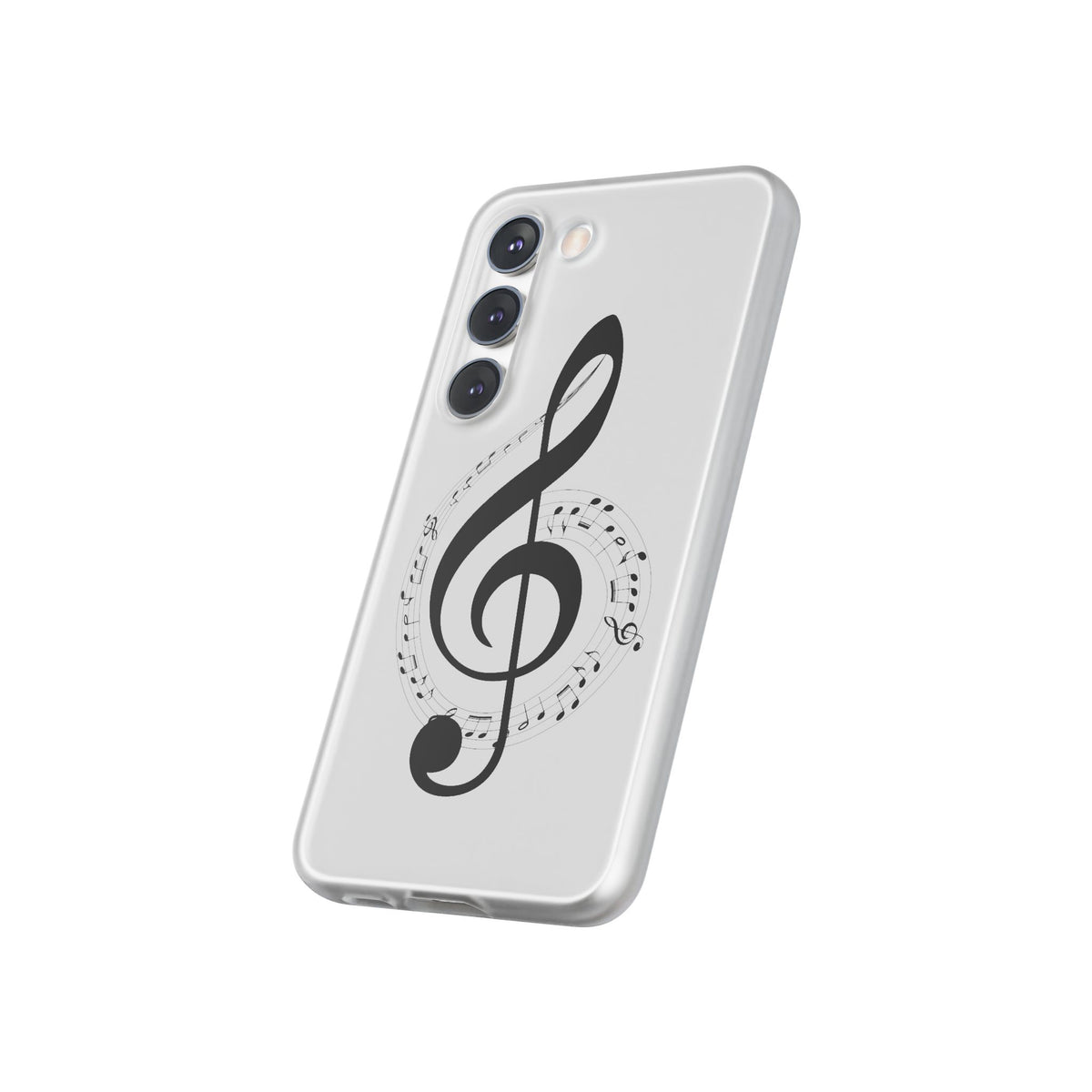 Phone Case — Musical Treble Clef Design