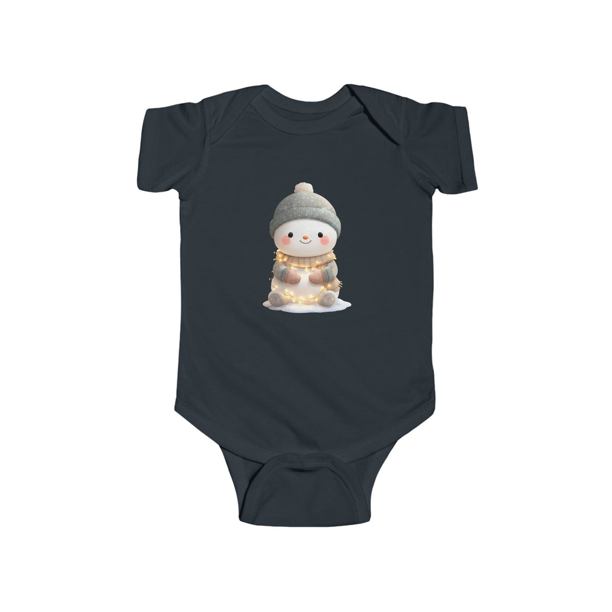 Adorable Winter Snowman Infant Bodysuit, Cute Baby Outfit, Holiday Gift, Seasonal Wear, Baby Shower Present
