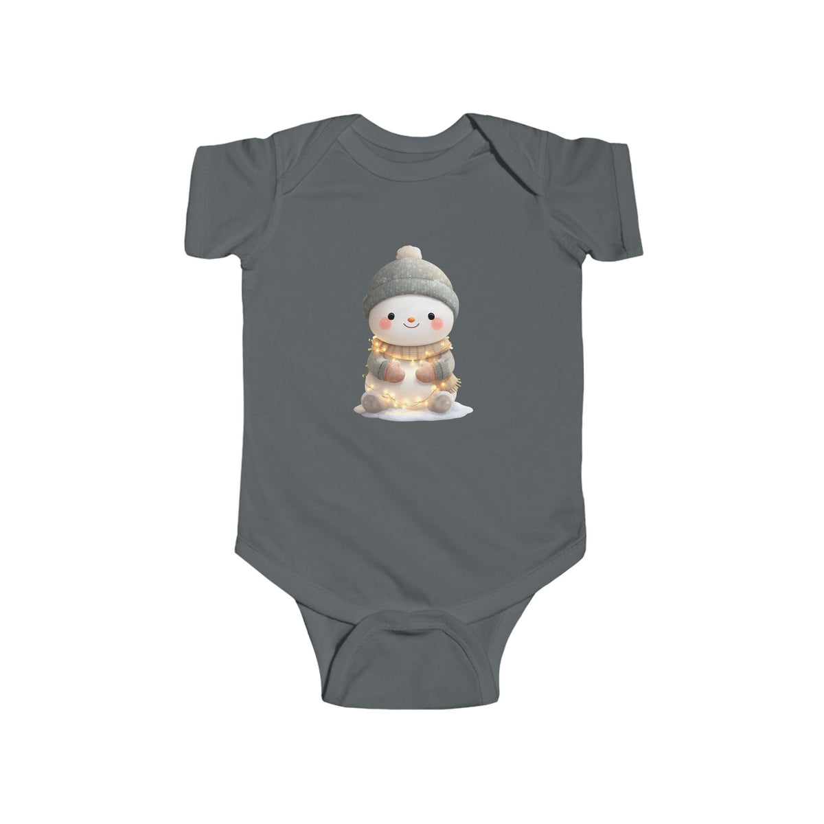 Adorable Winter Snowman Infant Bodysuit, Cute Baby Outfit, Holiday Gift, Seasonal Wear, Baby Shower Present