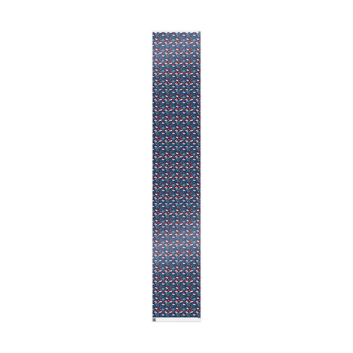 Christmas Santa Hat Wrapping Paper Roll — Festive Snowflake Gift Wrap