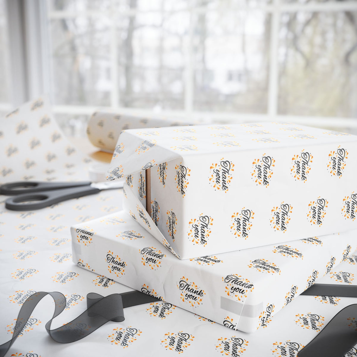 Wrapping Paper Roll — Thank you wrapping paper