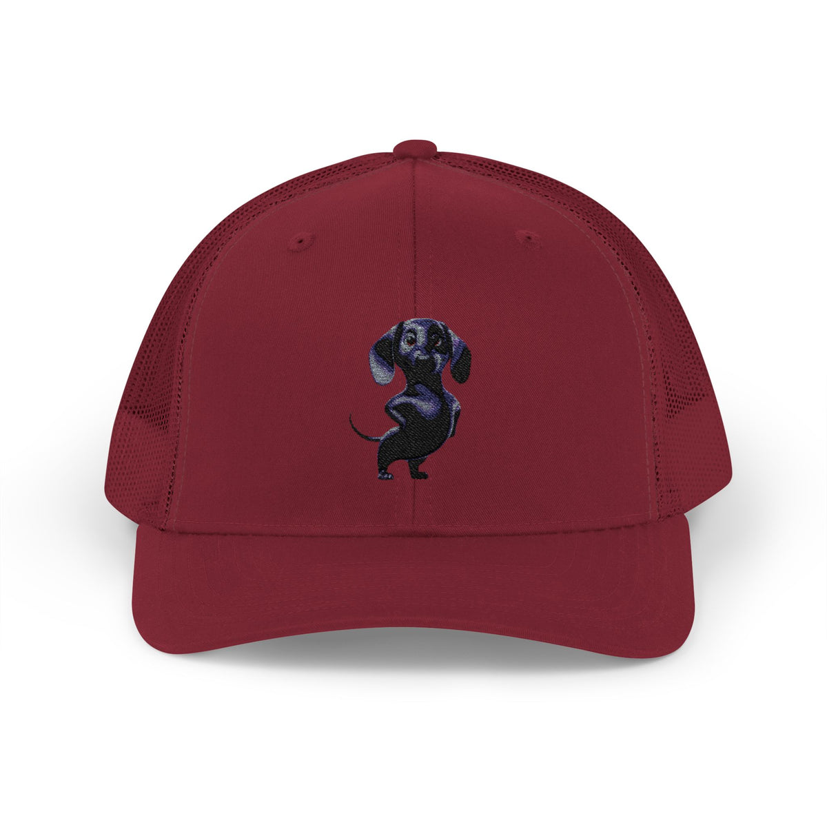 Dachshund Galaxy Trucker Cap – Embroidered Space Sausage Dog Snapback