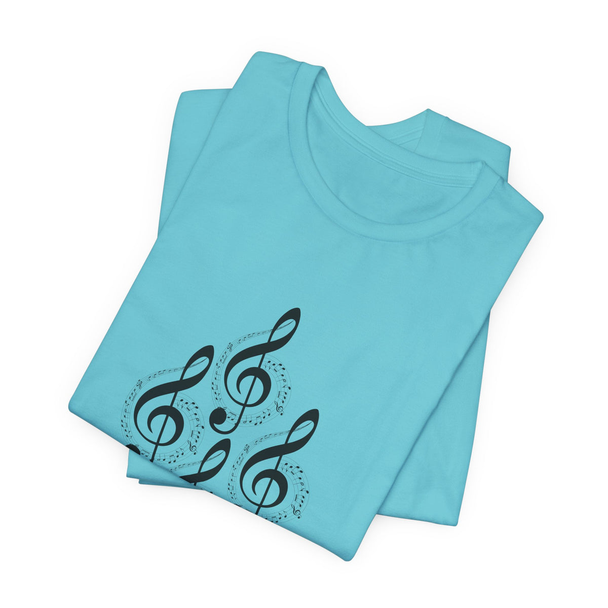 Musical Notes Tee - Perfect for Music Lovers, Casual Wear, Concerts, Festivals, Unique Gift Idea