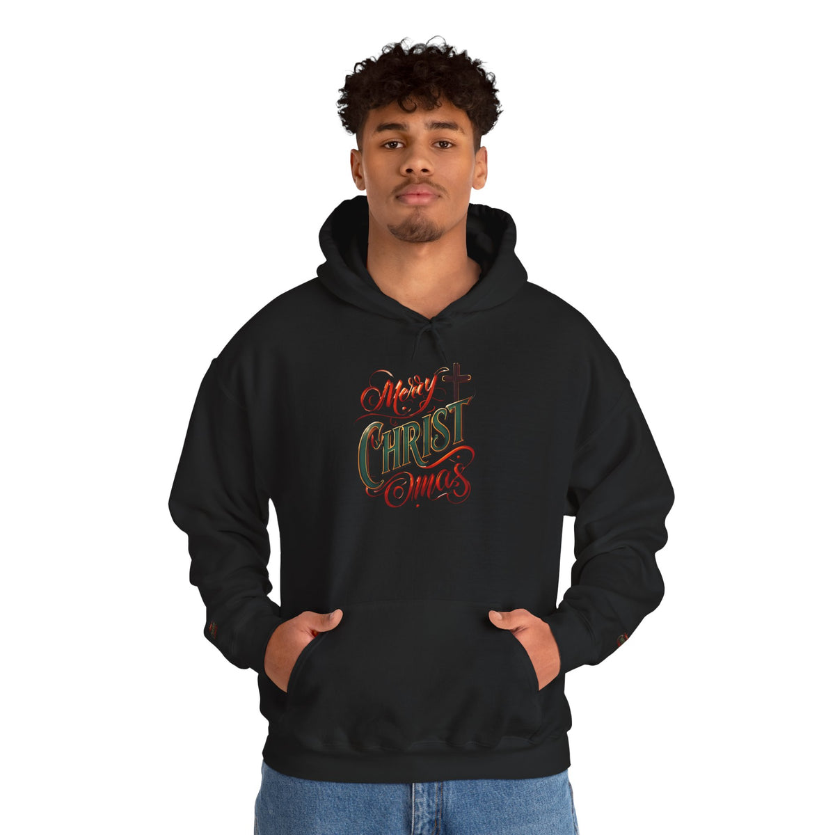 Merry Christmas Hoodie, Cozy Unisex Sweatshirt for Holiday Gatherings, Festive Gift Idea for Him/Her, Winter Apparel, Christmas Sweater
