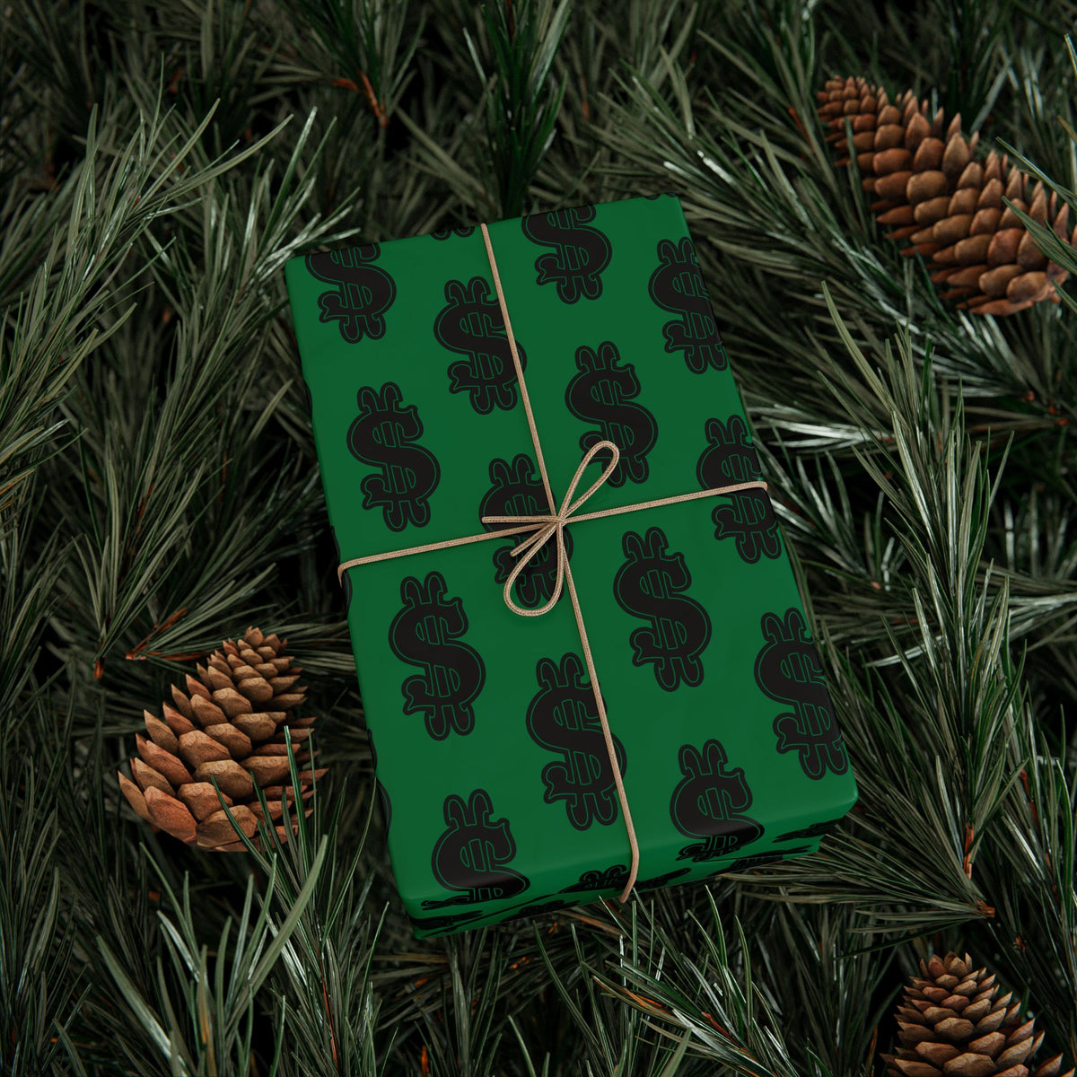 Money-Themed Wrapping Paper, Fun Gift Wrap for Birthdays, Holidays, Eco-Friendly Gift Packaging, Unique Patterned Gift Wrap
