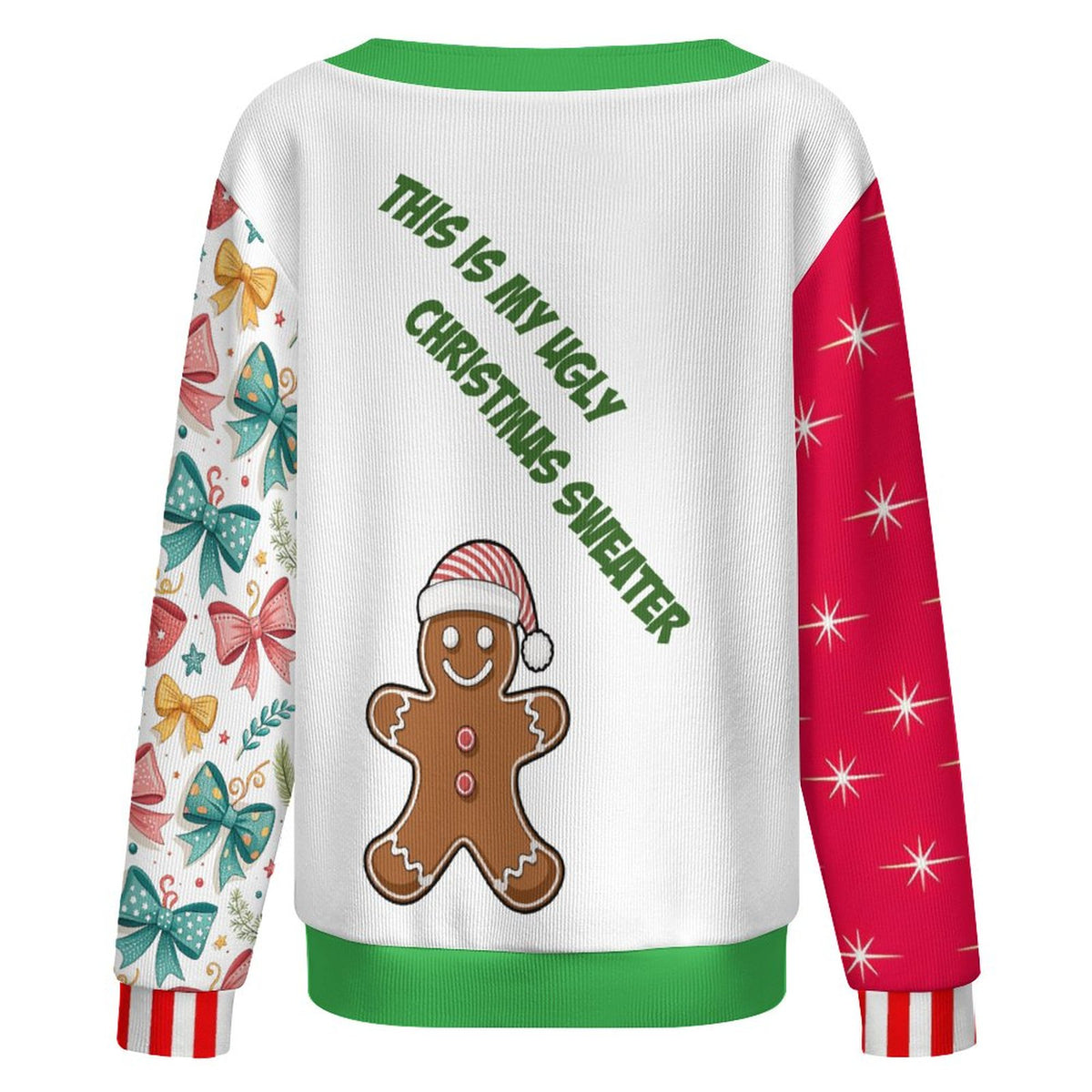Ugly Christmas Sweater Button-Up Cardigan