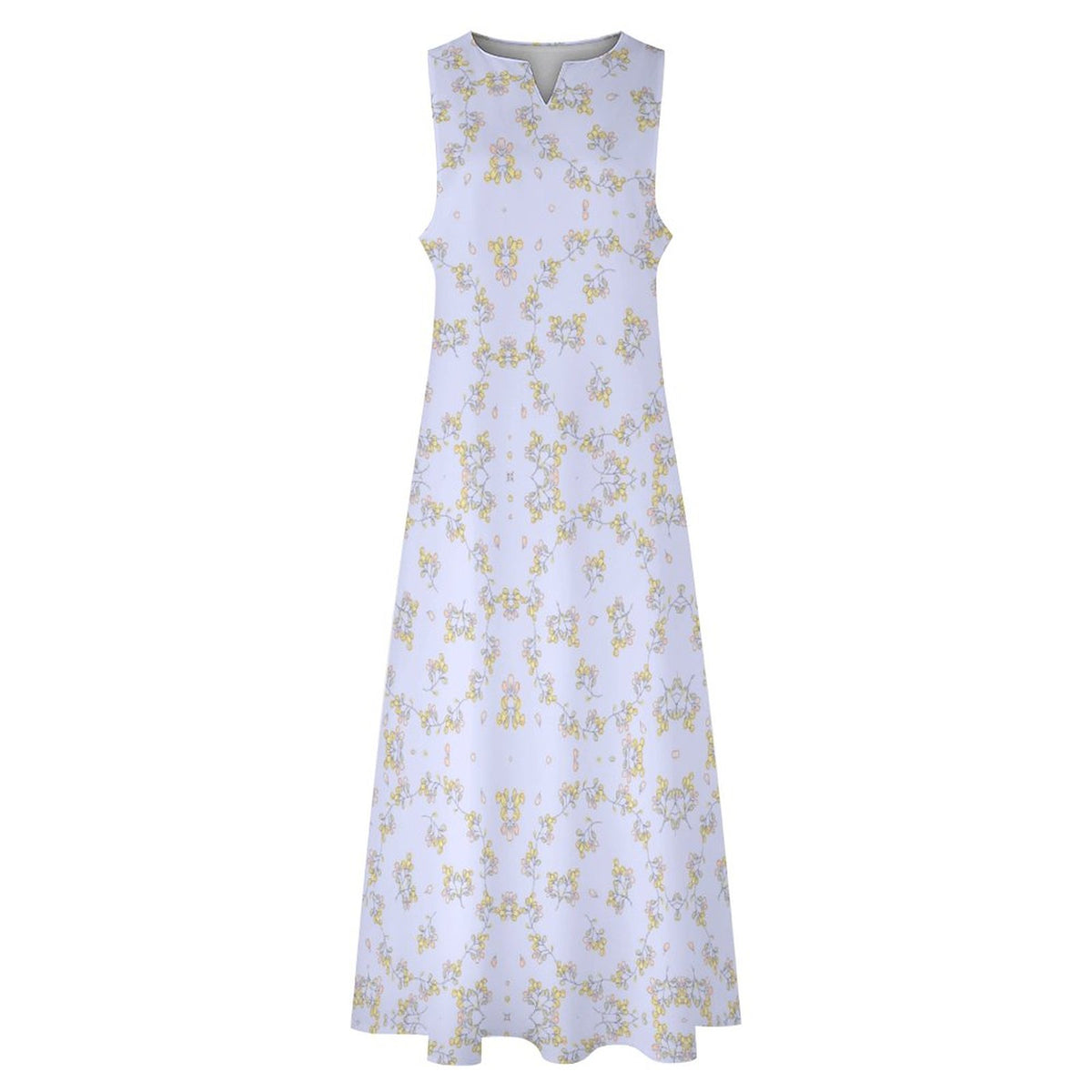 Sleeveless Ankle-length Dress