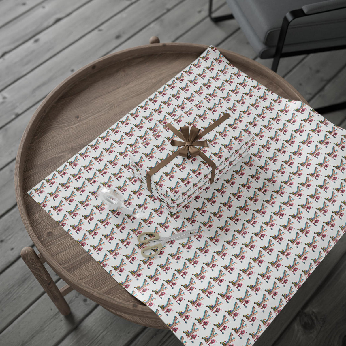 Charming Wrapping Paper for All Occasions, Gift Wrap, Party Supplies, Holiday Wrapping, Eco-Friendly Gift Wrap