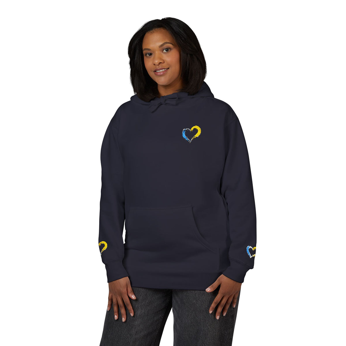 Colorful Heart Unisex Fleece Hoodie | Cozy Gift for Friends, Valentine's Day, Anniversary, Casual Wear, Spring Fashion