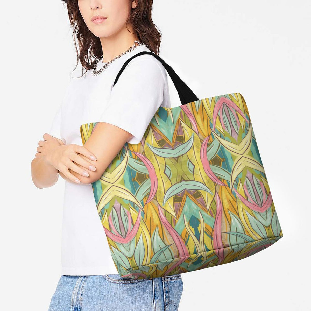 Large One Shoulder Shopping Bag