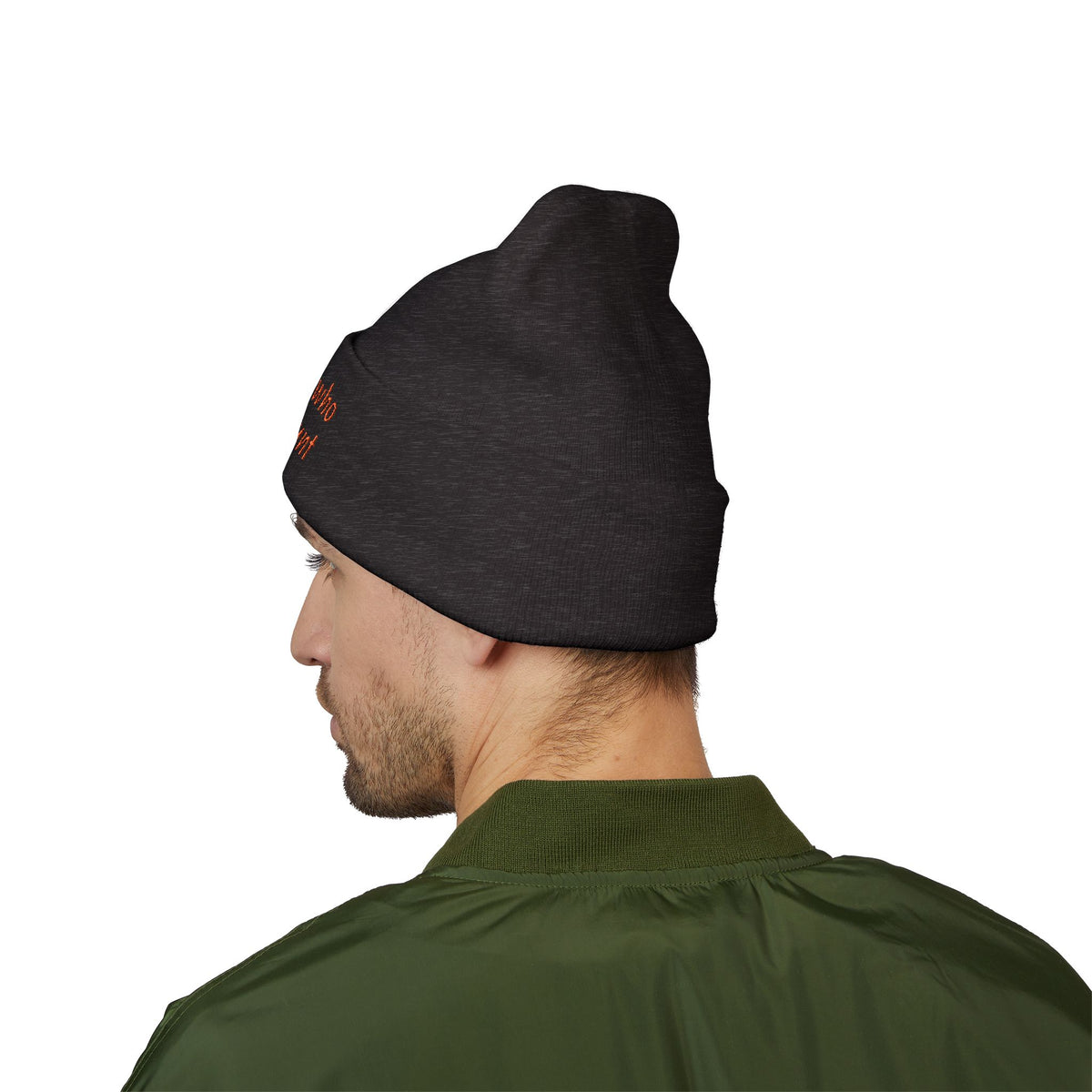 Hunting Enthusiast Beanie - "Just a Girl Who Loves to Hunt" Embroidered Cuffed Beanie