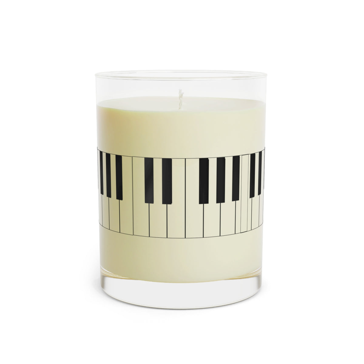Piano Keys Scented Candle - 11oz Aromatic Gift for Music Lovers, Home Decor, Relaxation, Housewarming, Birthdays