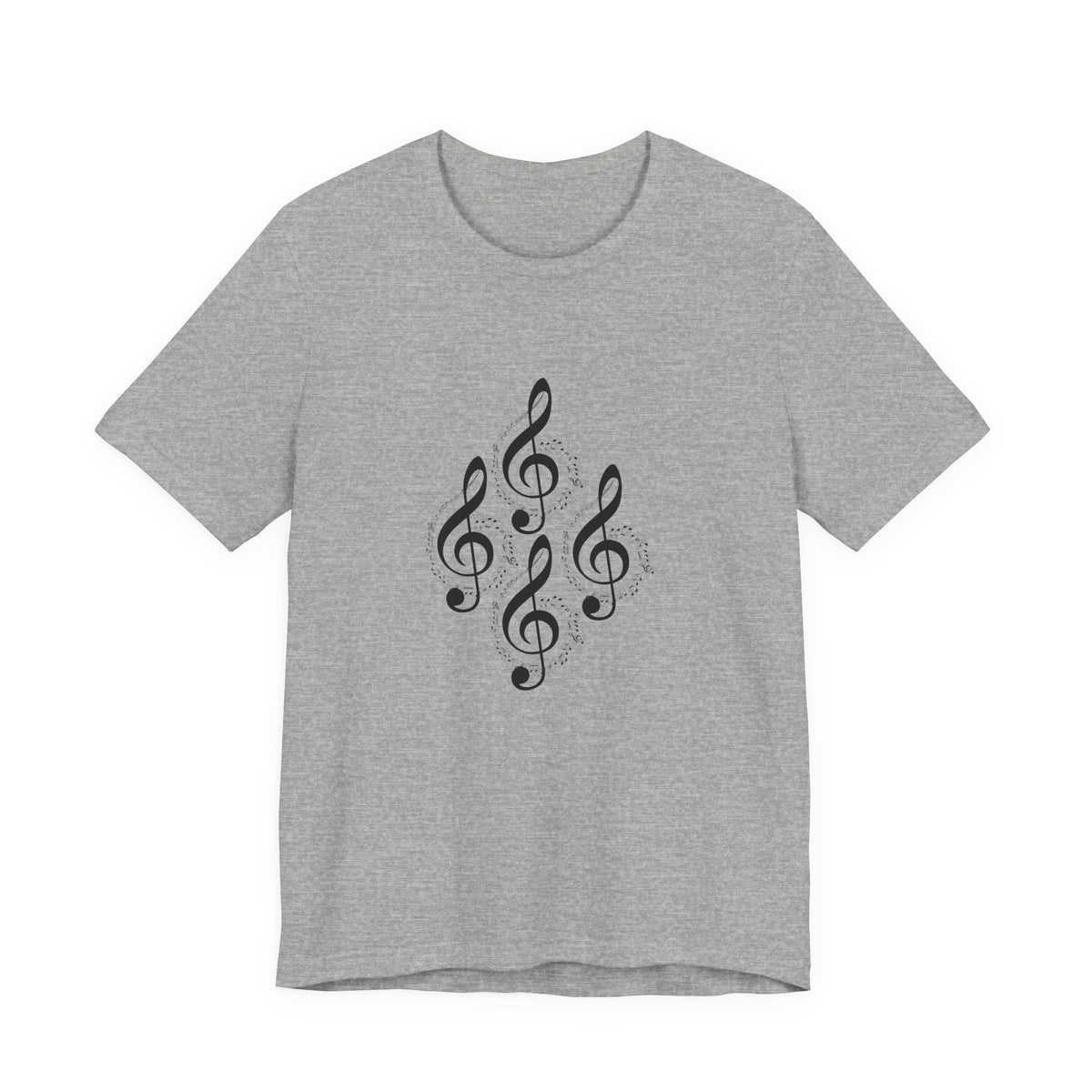 Musical Notes Tee - Perfect for Music Lovers, Casual Wear, Concerts, Festivals, Unique Gift Idea