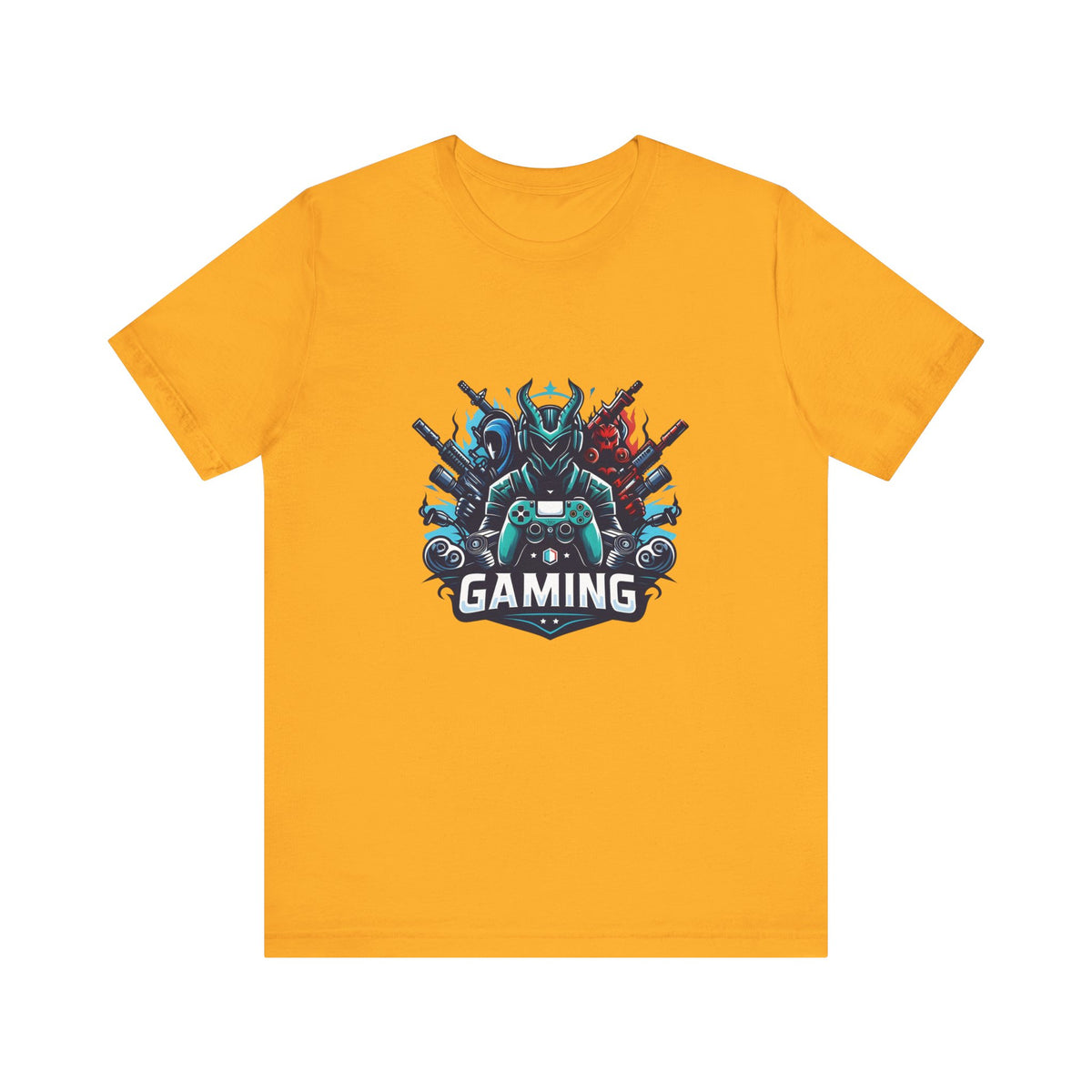 Gaming Controller Emblem Tee — Esports Gamer Graphic T-Shirt