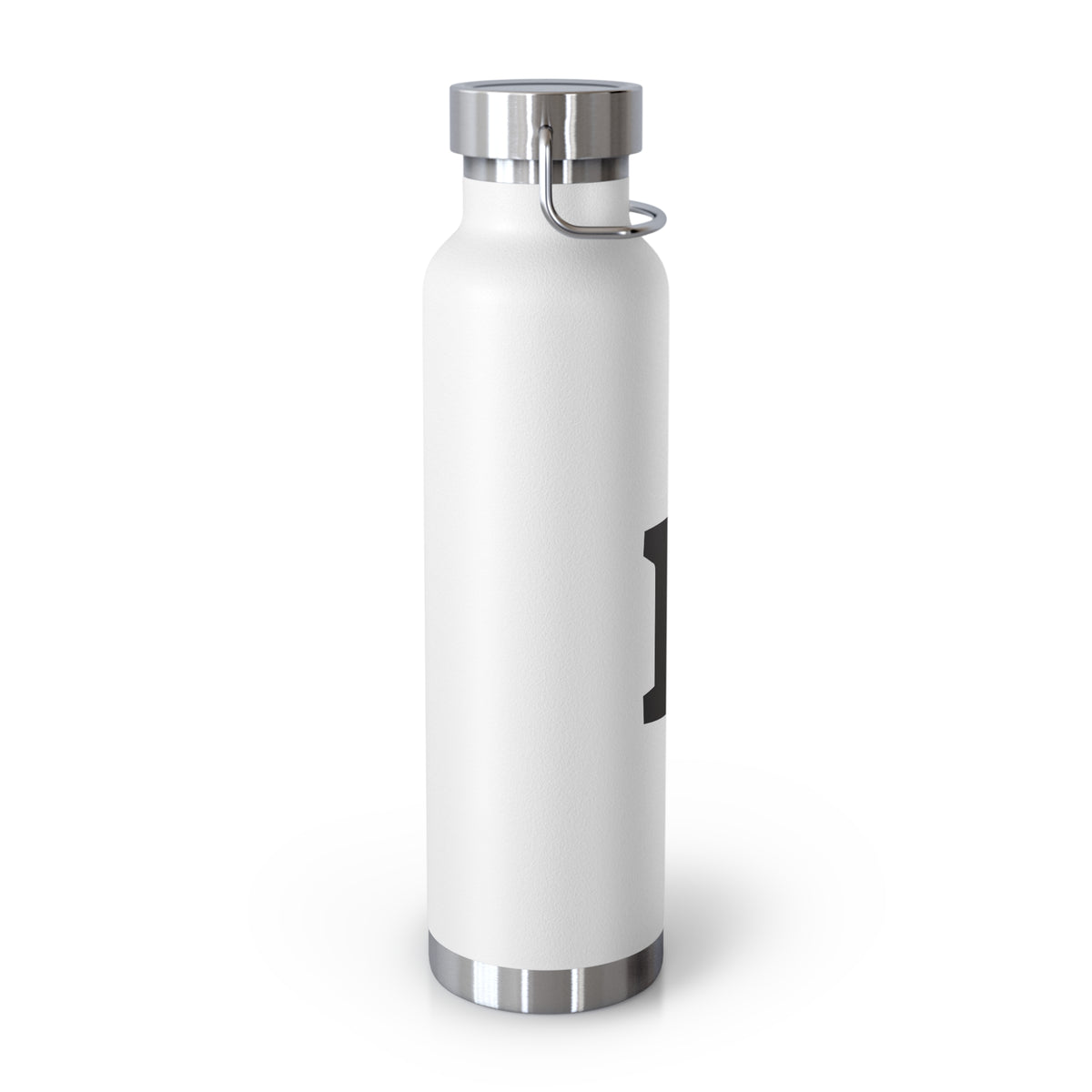 Personalized Copper Insulated Water Bottle, 22oz - "B" Custom Monogram
