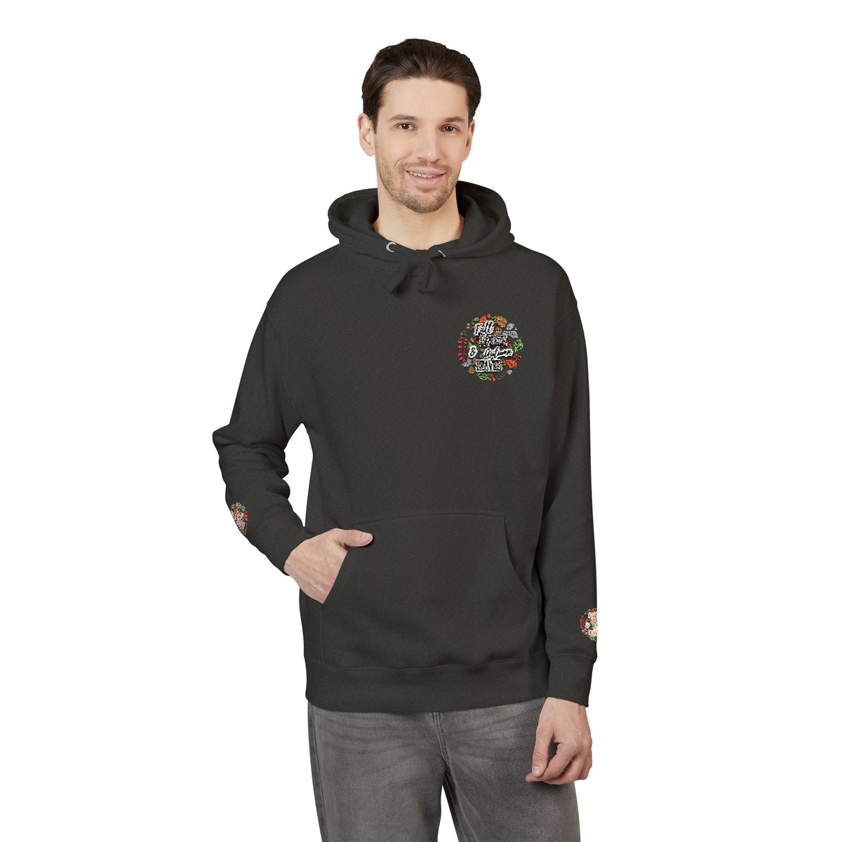 Floral Unisex Fleece Hoodie - Cozy Gift for Nature Lovers, Perfect for Fall, Spring, Birthdays, Relaxation, Outdoor Activities