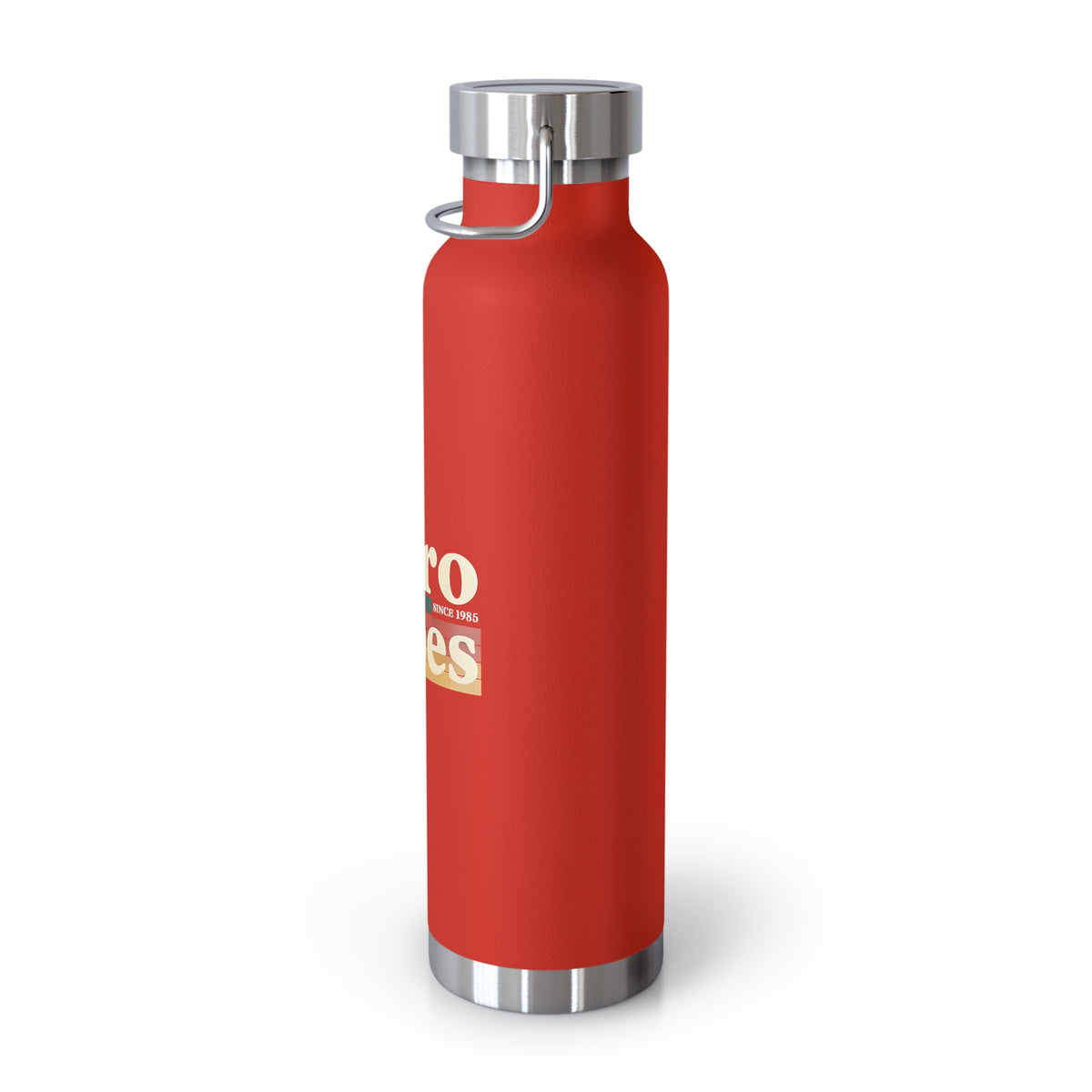 Retro Vibes Insulated Water Bottle, 22oz - Trendy Travel Flask, Stylish Hydration Gift for Fitness Lovers, Eco-Friendly Beverage Container