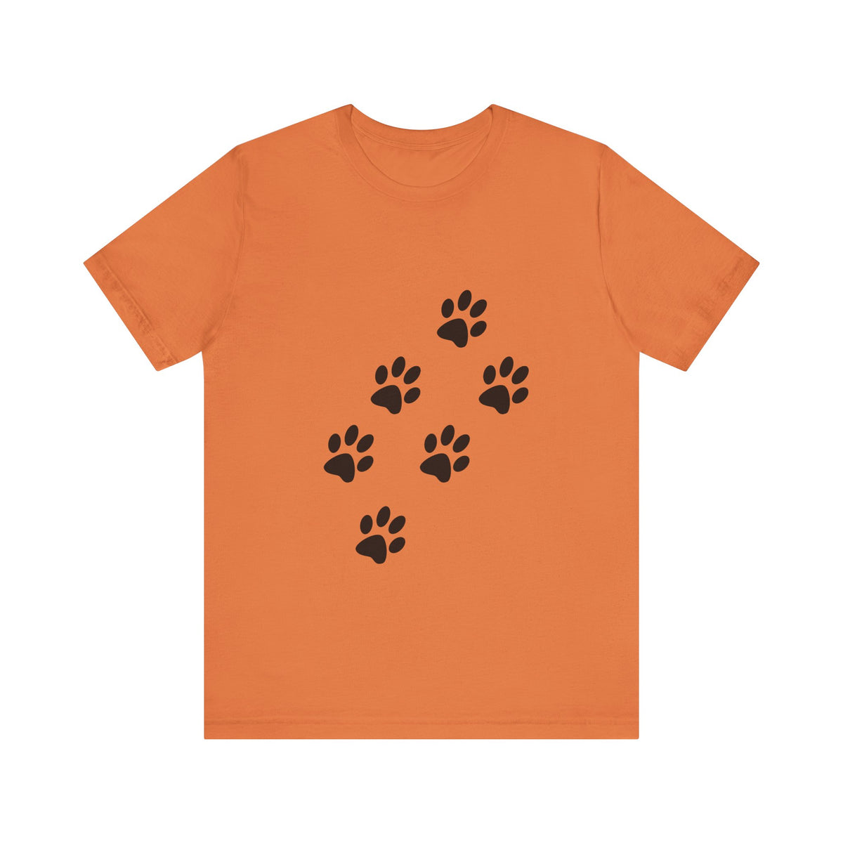 Paw Print Short Sleeve Tee | Unisex Animal Lover Shirt, Pet Owner Gift, Casual Wear, Gifts for Dog Lovers, Comfortable T-Shirt