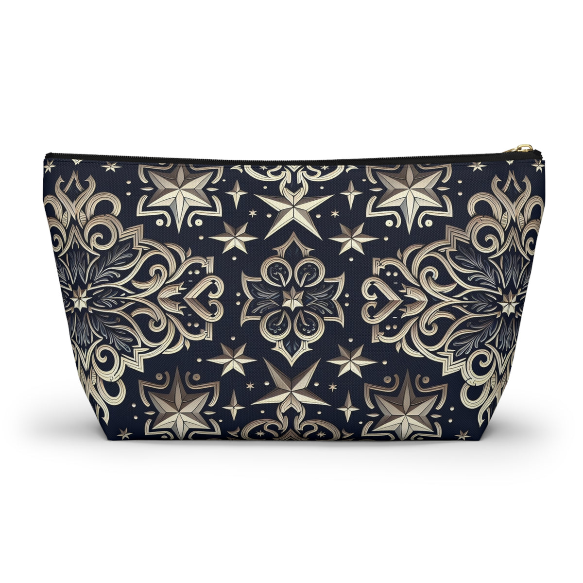 Elegant Starry Pattern Accessory Pouch | Makeup Bag, Travel Organizer, Gift for Her, Stylish Storage, Cosmetology Essentials
