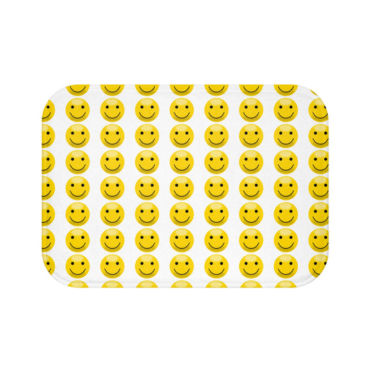 Cheerful Smile Bath Mat - Cute Bathroom Decor