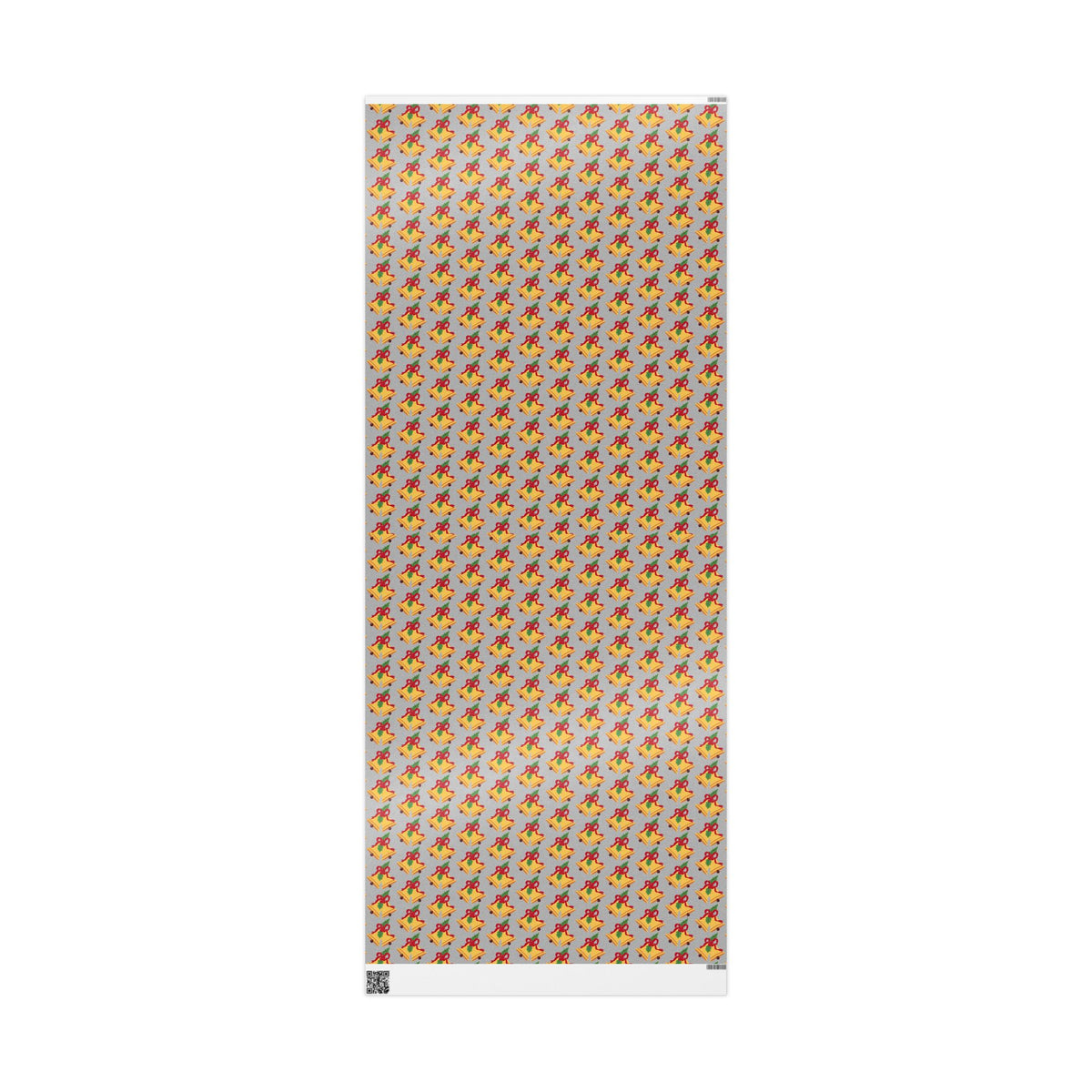 Holiday Bell Pattern Wrapping Paper — Festive Christmas Gift Wrap Roll