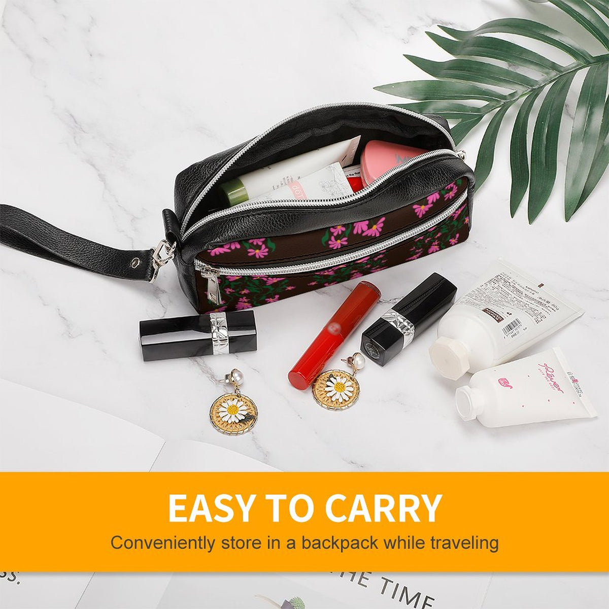 Versatile Cosmetic Bag & Pencil Case Pouch