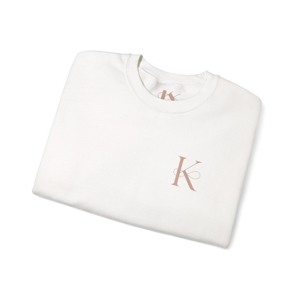 Minimalist Unisex Crewneck Sweatshirt with Initial Charm, Comfortable Lounge Wear, Gift for Him or Her, Casual Style, Everyday Essential