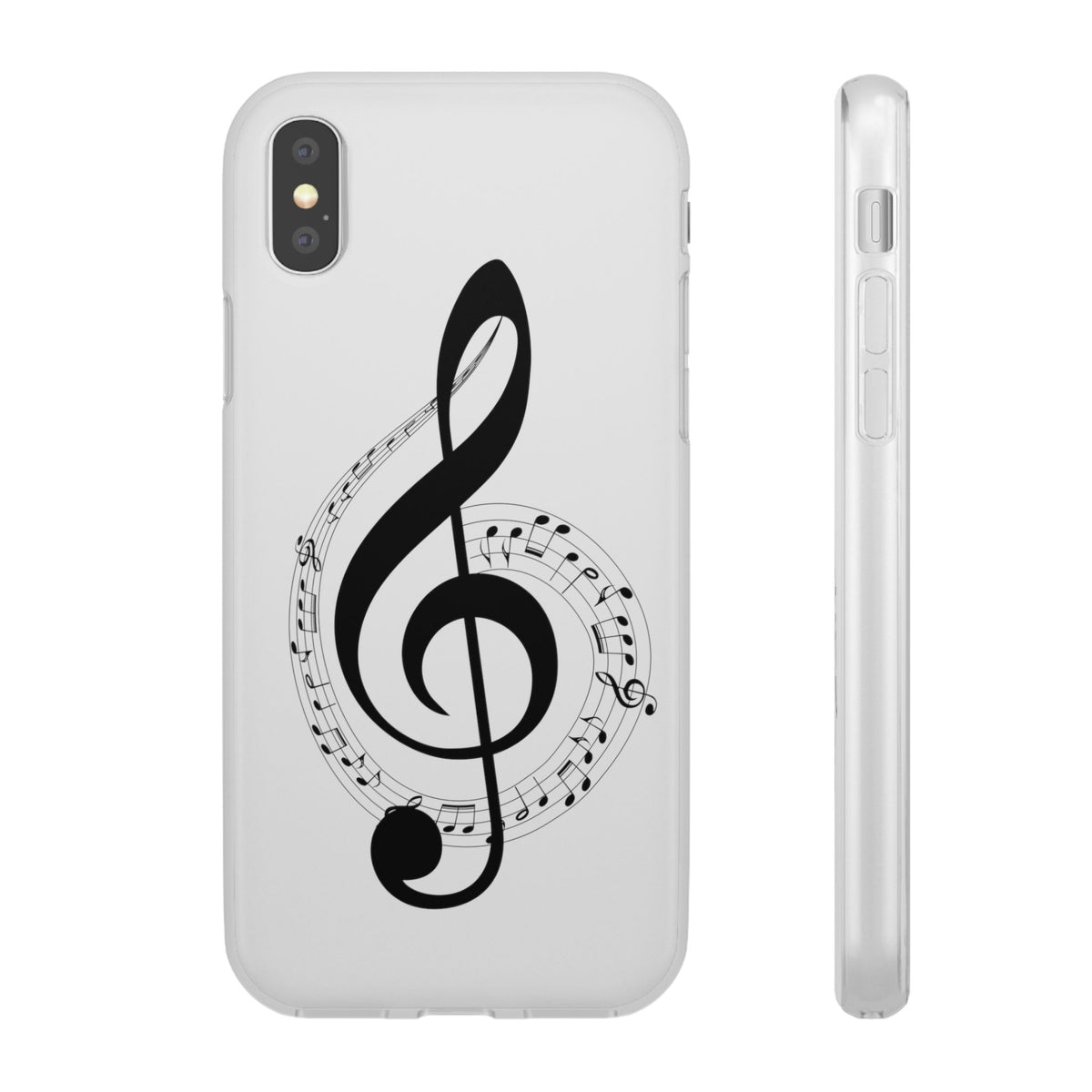Phone Case — Musical Treble Clef Design