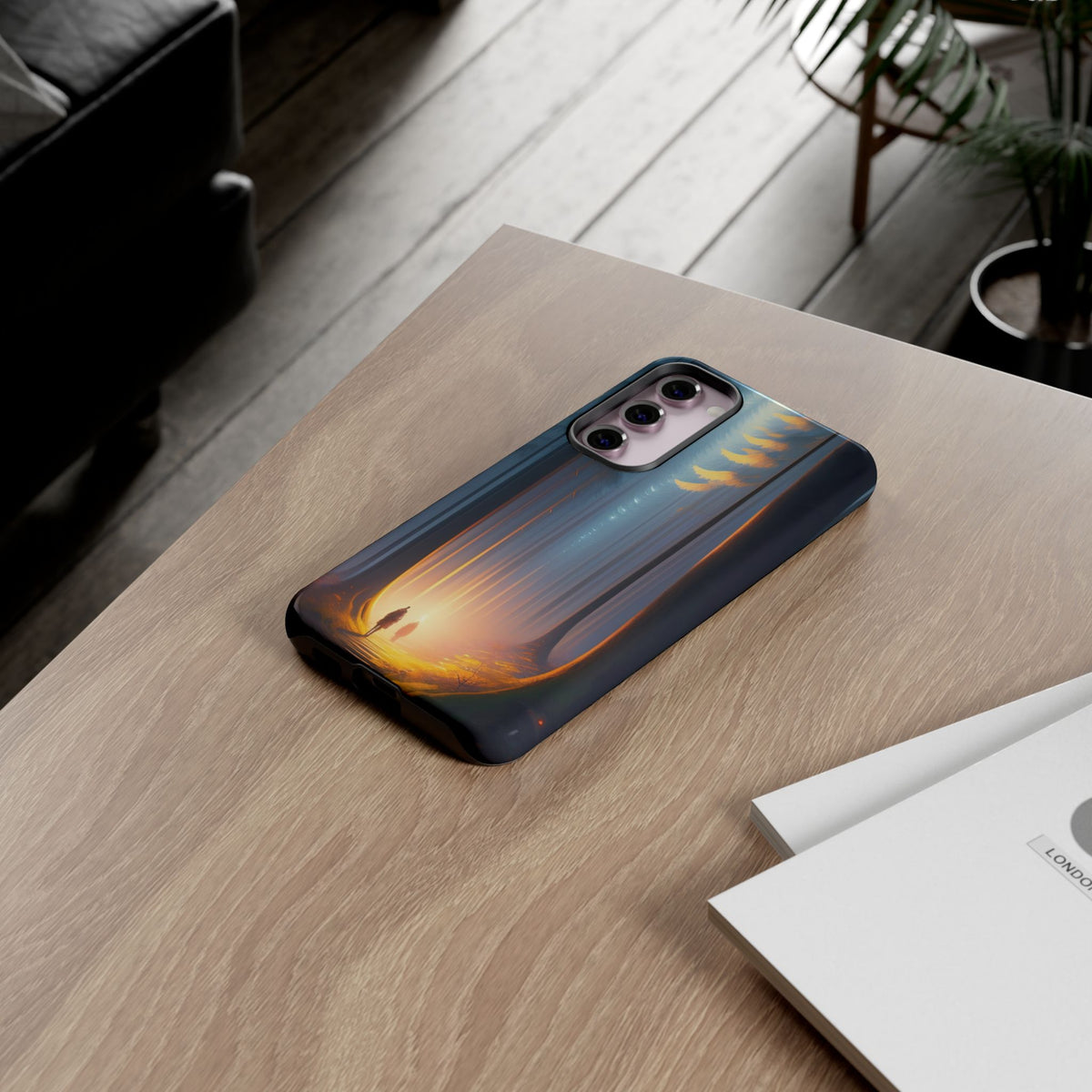Phone Case — Mystical Forest Nightscape Protective Tough Case