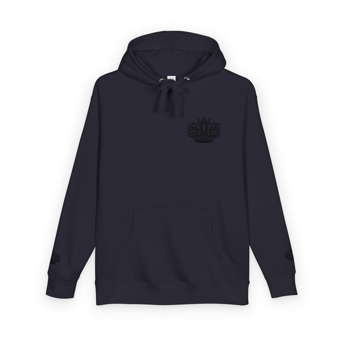 Crown Floral Unisex Fleece Hoodie | Cozy Streetwear, Perfect Gift for Him & Her, Autumn Fashion, Casual Wear, Trendy Outfit