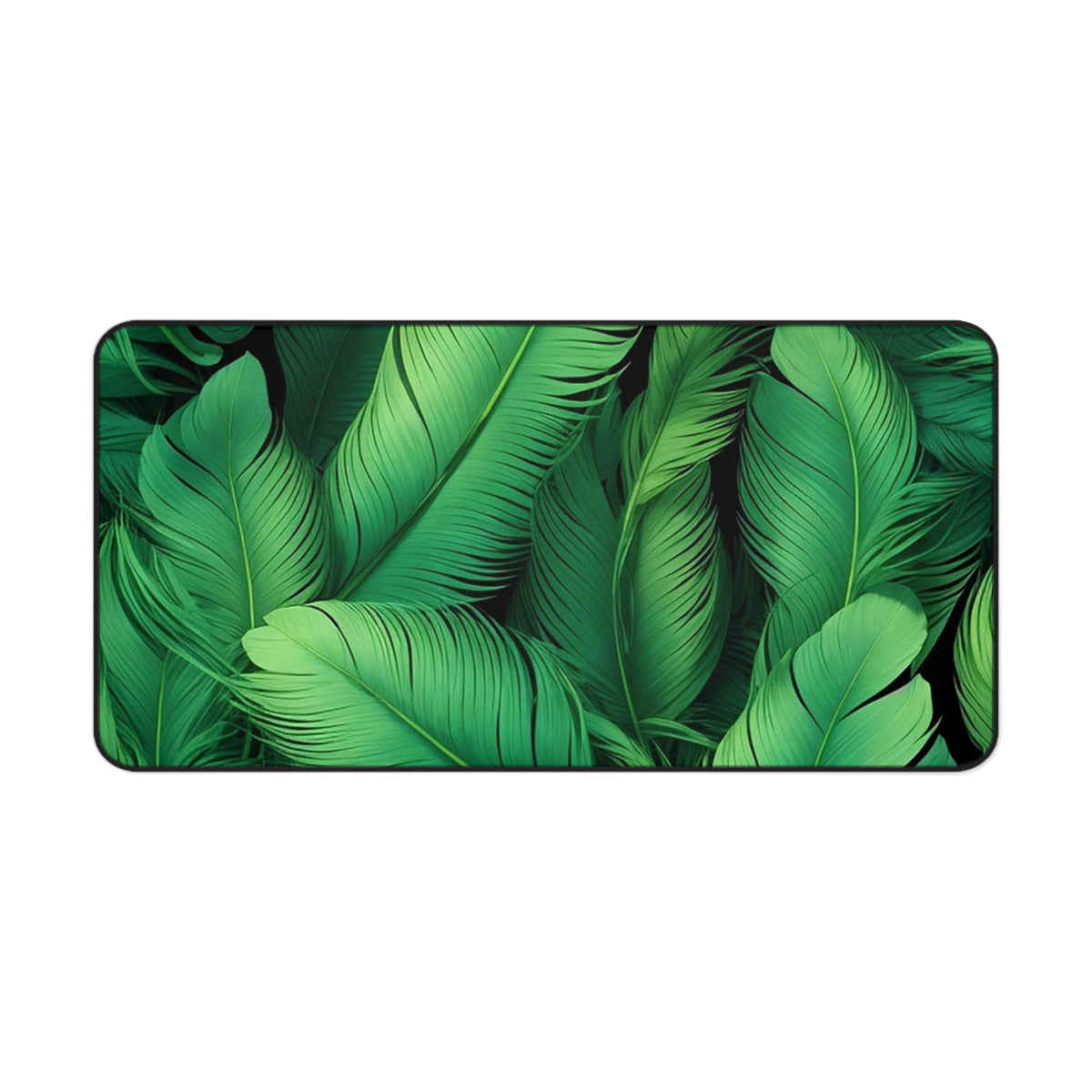 Tropical Leaf Desk Mat - Office Decor, Gaming Mouse Pad, Home Office Accessories, Nature Inspired Gift, Greenery Desk Decor