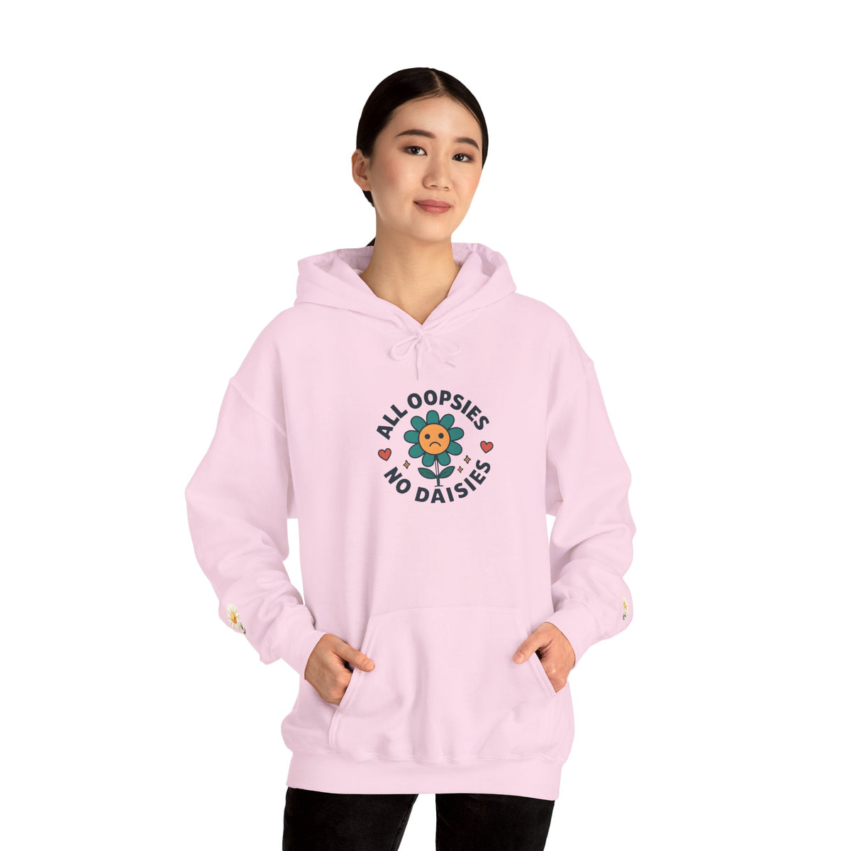 Psychedelic Floral Hoodie, Cozy Sweatshirt for Casual Style, Gift for Flower Lovers, Cute Streetwear, Spring Fashion, Art Tee