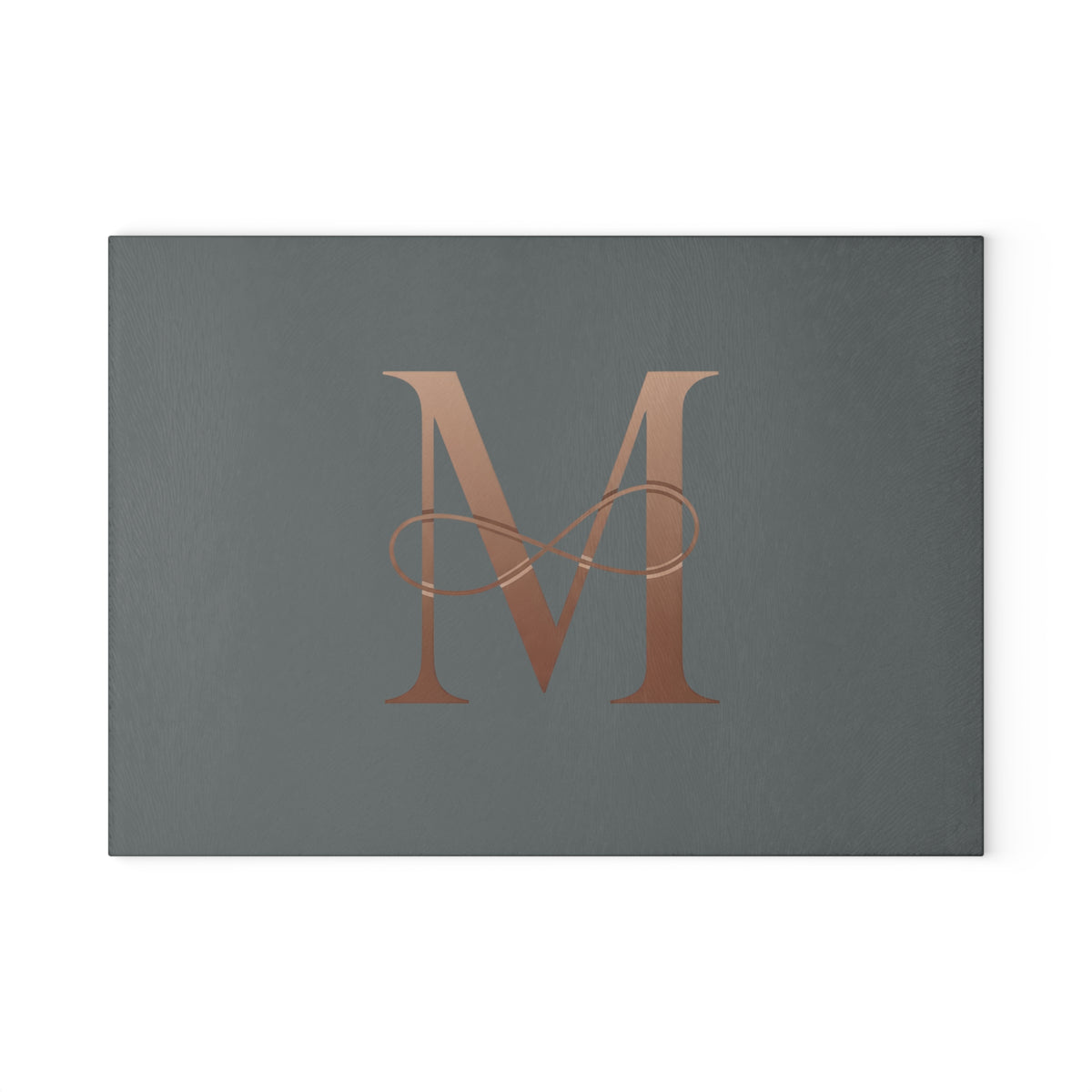 Personalized Glass Cutting Board with Elegant Initial Design, Kitchen Gift, Wedding Gift, Housewarming Gift, Custom Kitchen Decor