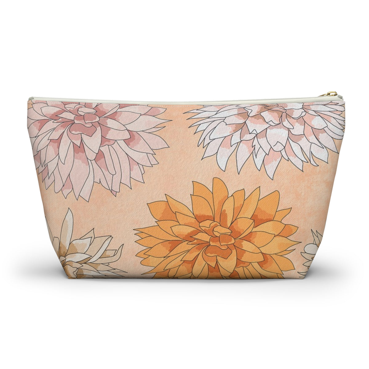 Floral Accessory Pouch - Versatile Cosmetic Bag, Travel Organizer, Gift for Her, Makeup Storage, Stylish Pencil Case