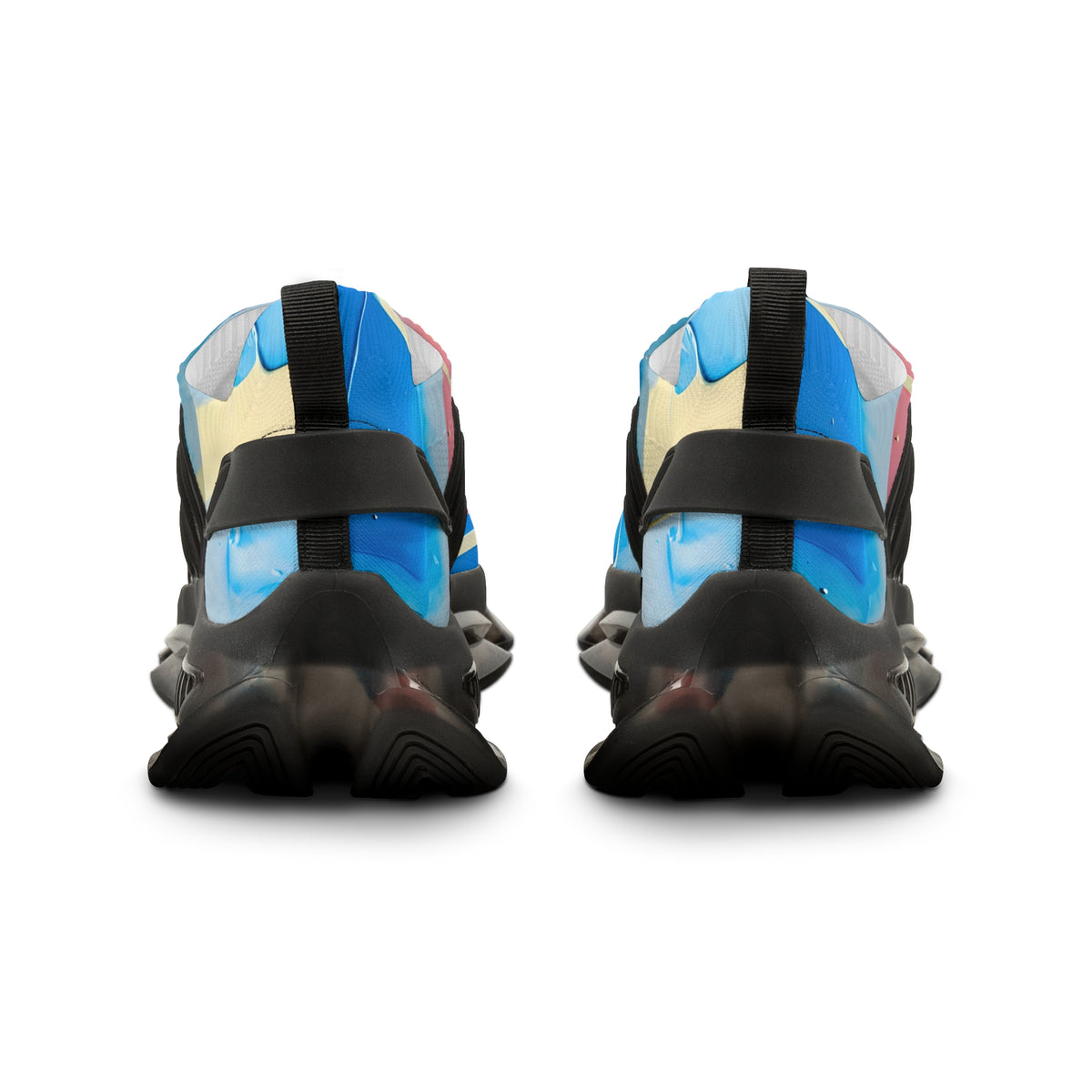 Men's Colorful Mesh Sneakers, Stylish Athletic Shoes, Trendy Casual Footwear, Breathable Running Sneakers, Summer Fashion Sneakers