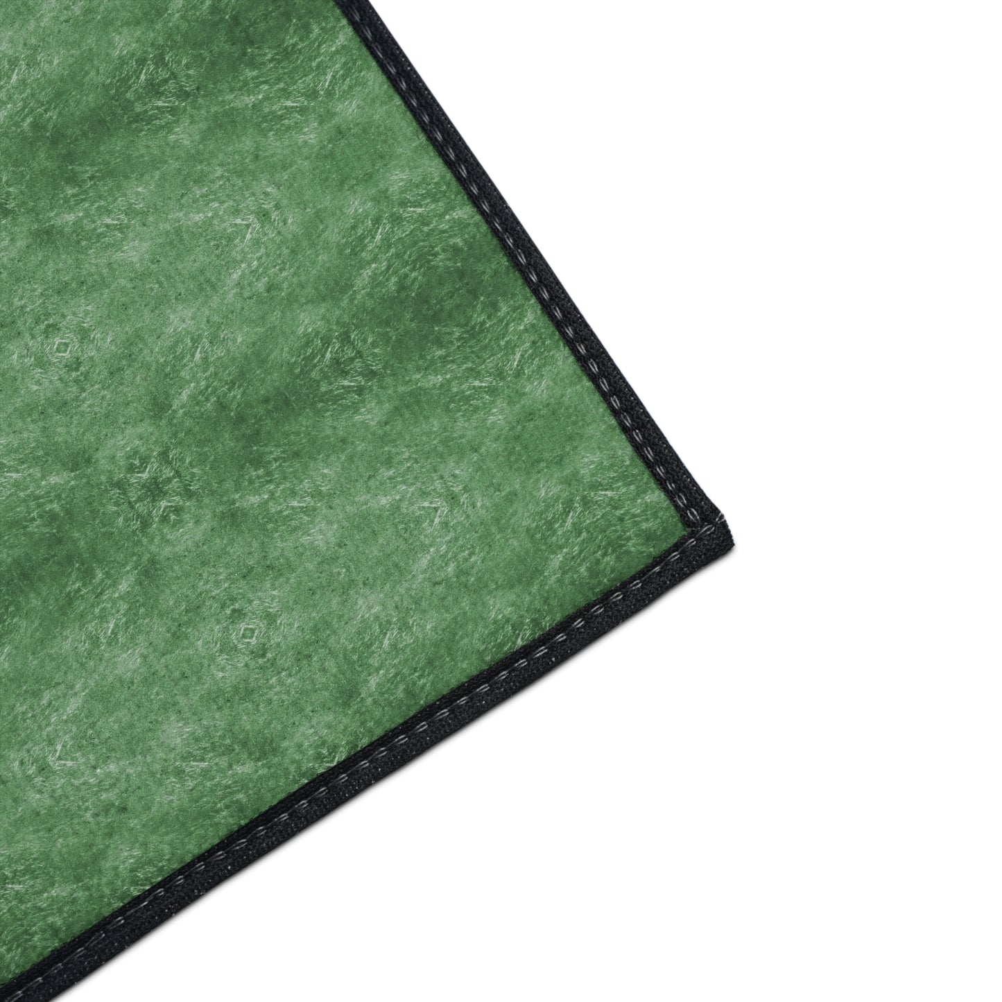 Green Textured Heavy-Duty Floor Mat — Durable Indoor/Outdoor Entry Rug
