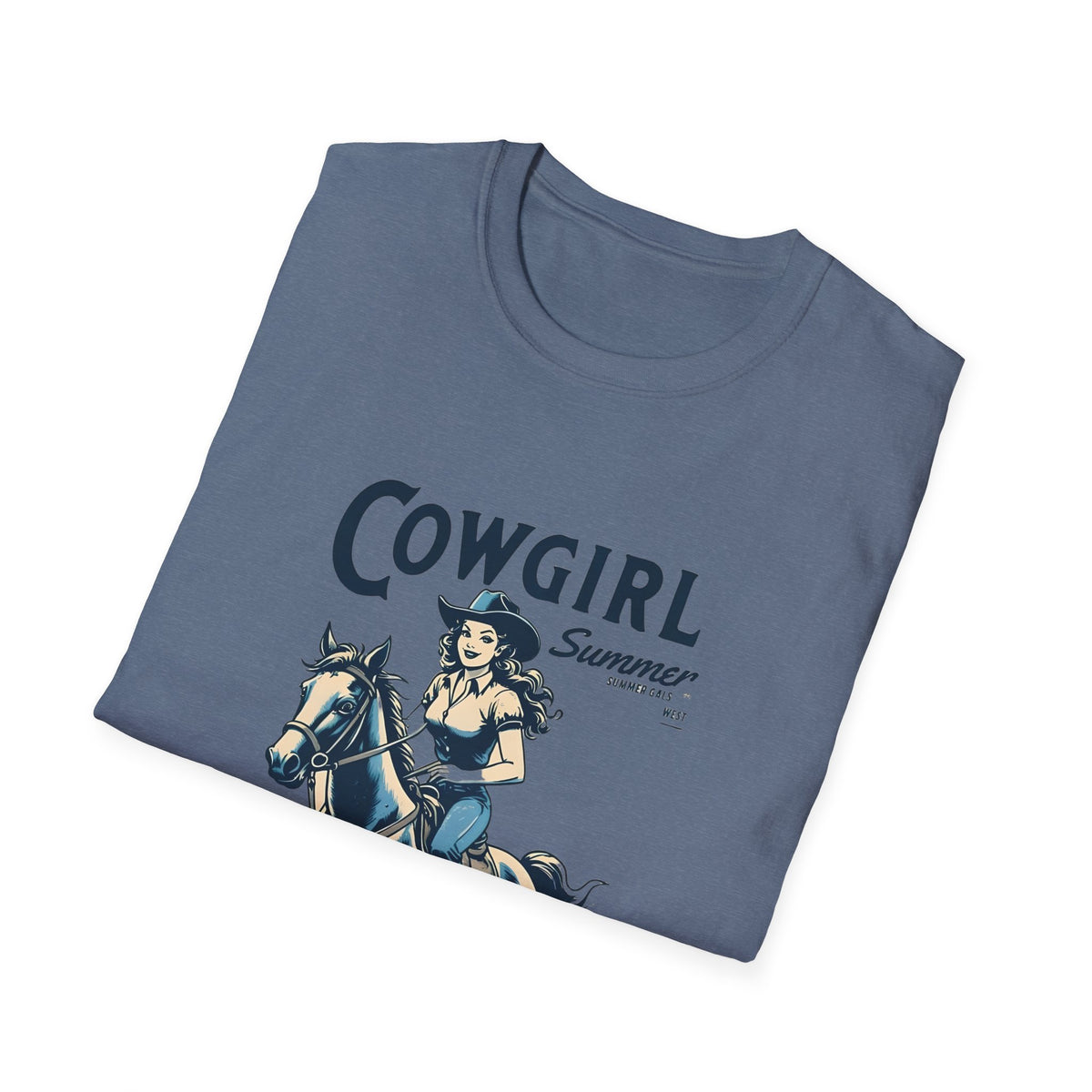 Cowgirl Summer Soft style T-Shirt for Horse Lovers