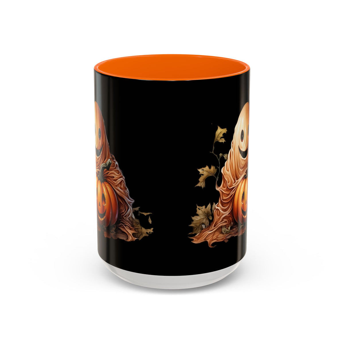 Halloween Ghost Pumpkin Coffee Mug, Spooky Drinkware, Fall Decor, Halloween Gift, Pumpkin Spice Lover's Mug